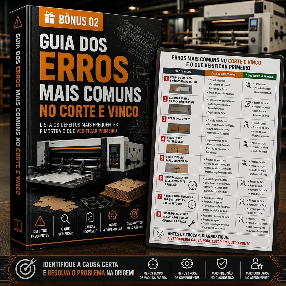 Bônus 2 — Guia dos Erros Mais Comuns no Corte e Vinco