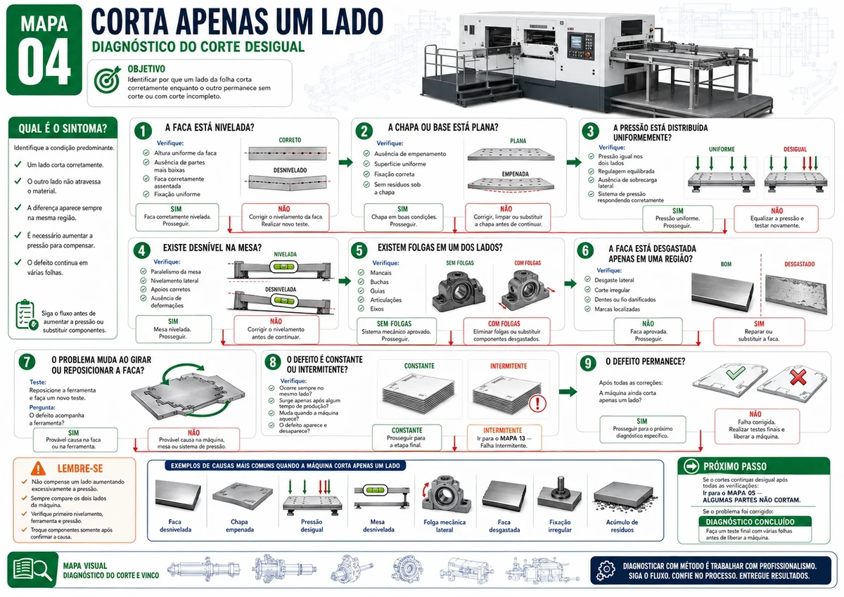 Mapa 04 — Corta Apenas um Lado