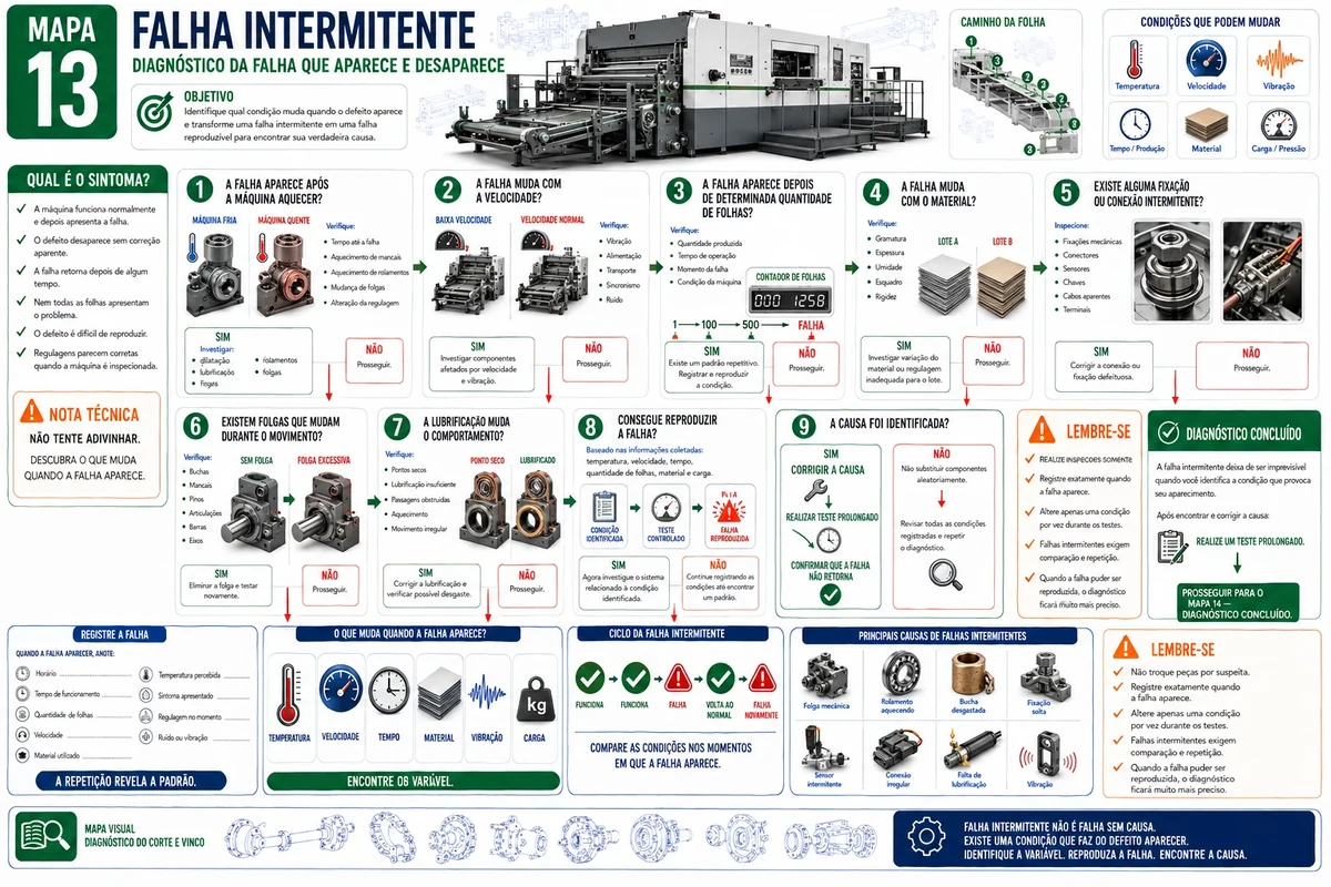 Mapa 13 — Falha Intermitente